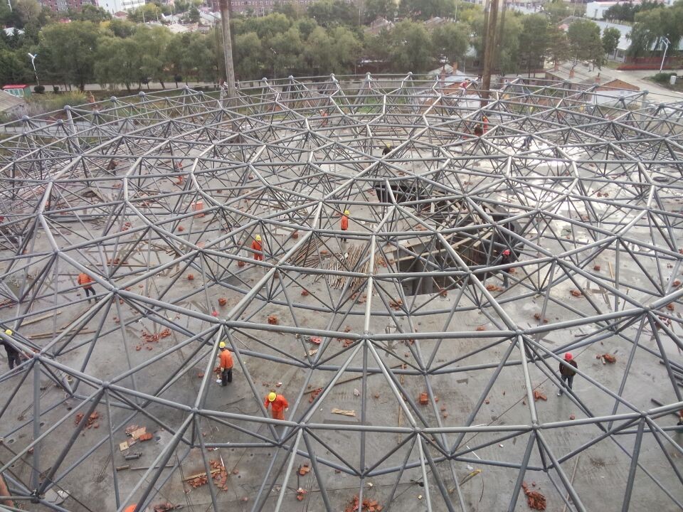 珲春全民健身中心网架