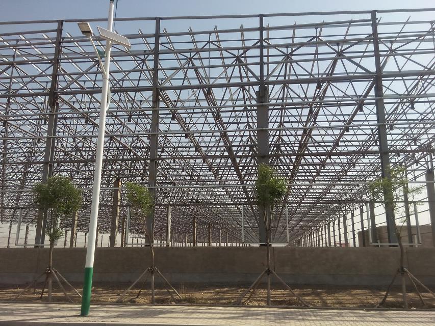 珲春汽车工业厂房网架