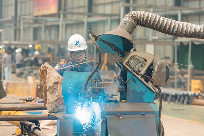 珲春网架自动化焊接