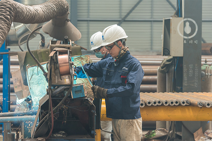 珲春网架自动化焊接